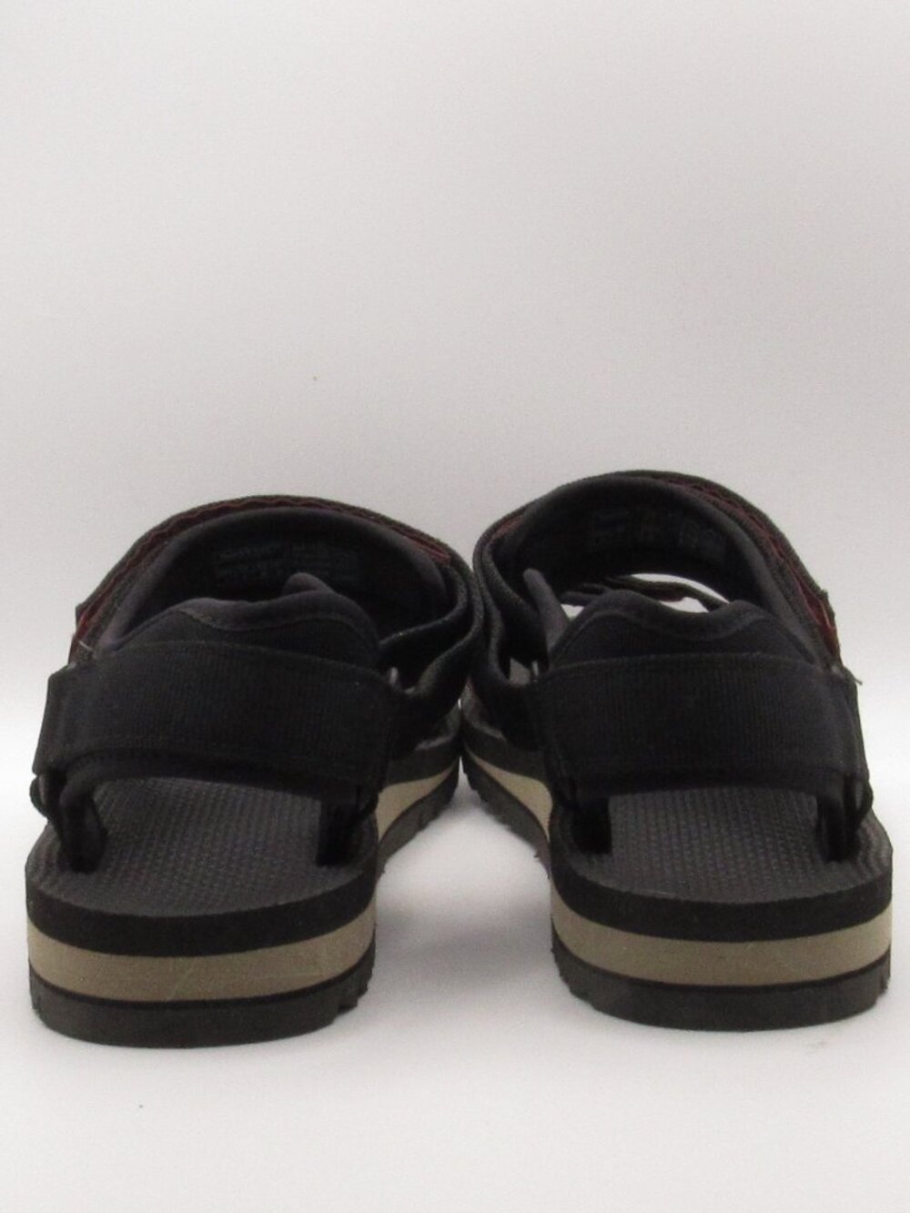 Teva Black & Red Universal Trail Strap Sandals Womens Size 7 1107709 Excel Cond - Picture 3 of 13